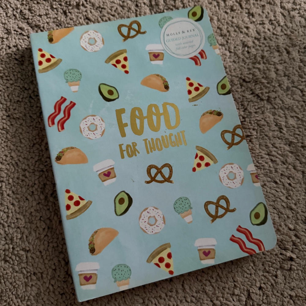 Eccolo Light Blue Food-Themed Party Notebook